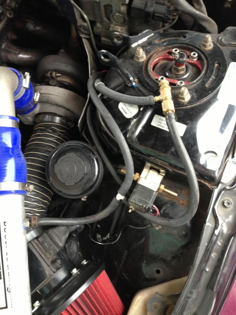 External wastegate plumbing with an MBC